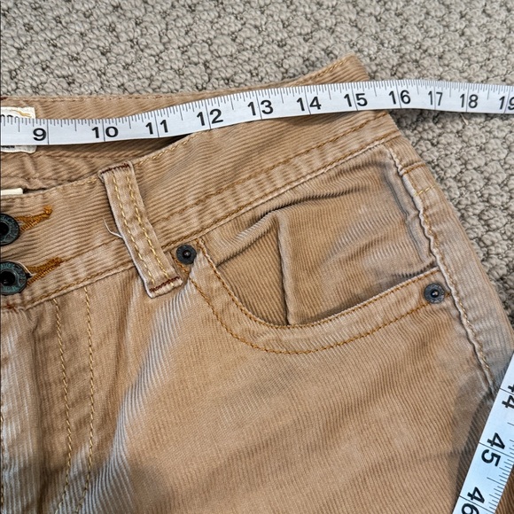 Vintage Polo Ralph Lauren 1967 Corduroy Pants Low Rise Size 4 Tan - Picture 4 of 6